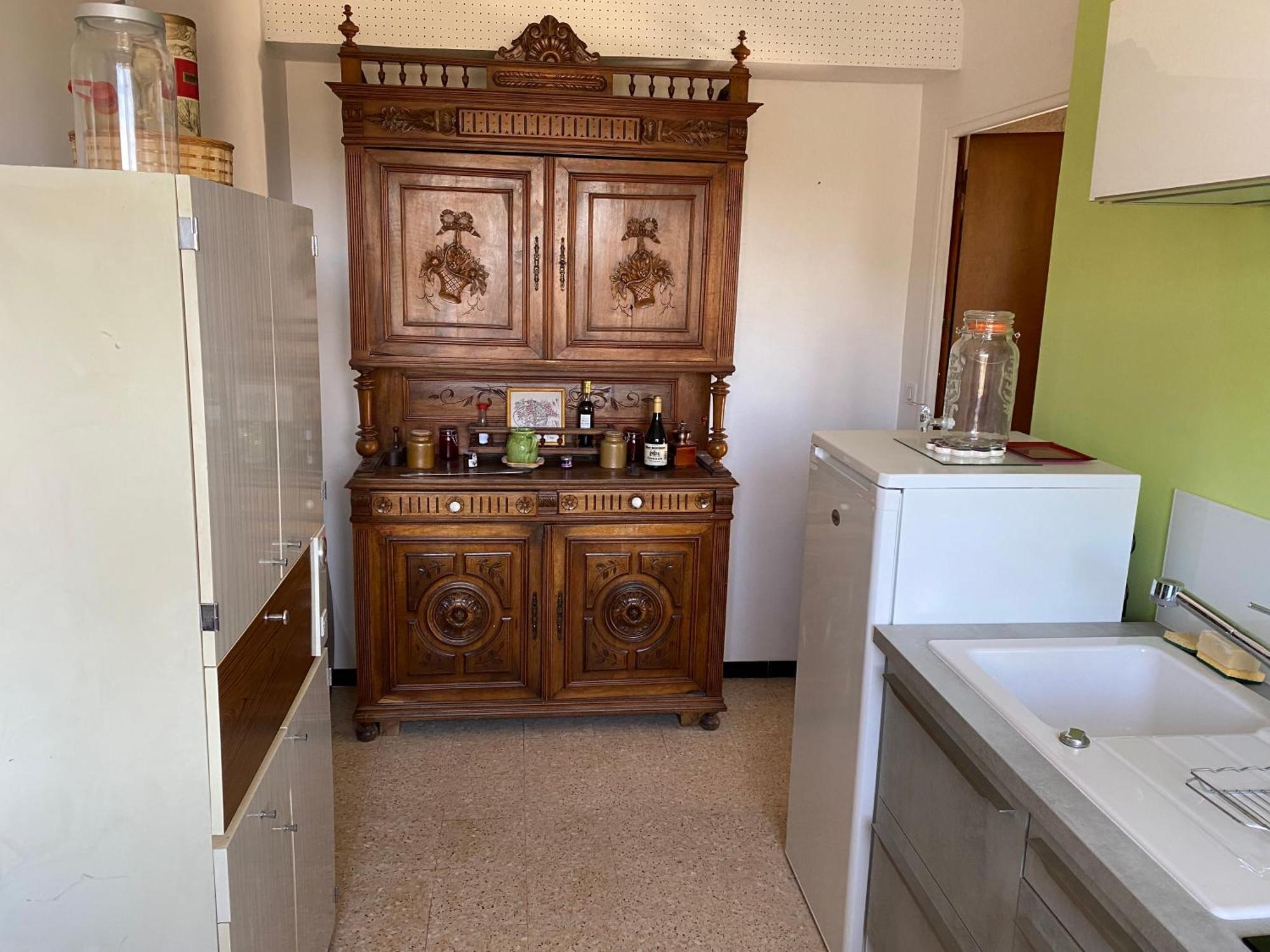 Appartement F3 de 60 m² au rez de chaussée d'une villa Vezenobres Extérieur photo